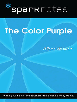 cover image of The Color Purple (SparkNotes Literature Guide)